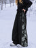 Women's Hyper Flux Side Zip Graffiti Panel Extra Baggy Freestyle Snow Pants