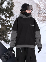 Women's Park Rider 2-in-1 Layered Freestyle Snow Hoodie with Contrast Sleeves