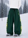 Men's Hyper Flux Side Zip Graffiti Panel Extra Baggy Freestyle Snow Pants