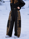 Women's Wild Motion Reflective Colorblock Extra Baggy Snow Pants