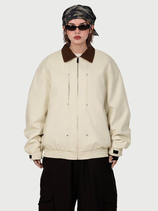 Women's Urban Steeze Workwear Lifestyle Snowboard Jacket with Rivet-Reinforced Panels