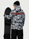 Women's Ultra Feral Camo Shark Half-Zip Pullover Anorak Snowboard Jacket – 15K Waterproof