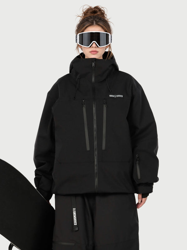 Women's Hyper Beast Reflective Baggy Snowboard Jacket – 15K Waterproof