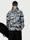 Women's Ultra Feral Camo Shark Half-Zip Pullover Anorak Snowboard Jacket – 15K Waterproof