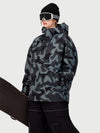 Women's Ultra Feral Camo Shark Half-Zip Pullover Anorak Snowboard Jacket – 15K Waterproof