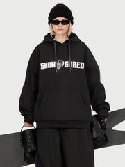 Women's Hyper Beast Reflective Graphic Snowboard Hoodie – Crew Edition