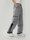 Men's Air Pose Elastic Waist Spliced Cargo Snow Pants