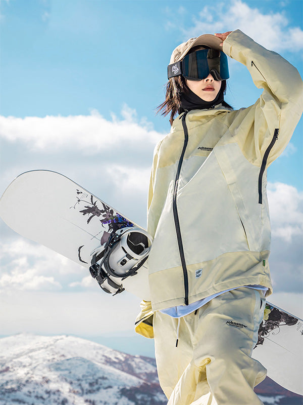 jon snow snowboard Women's John Snow Mountain Addiction Snowboard Jacket & Pants Sets, Yellow S, Mountain Adventure Snowsuit