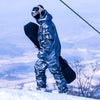 Men's PINGUP Nasa Winter Mountain Space exploration One Piece Snowboard Suits
