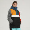 Women's Gsou Snow Winter Choice Colorblock Half Zip Snow Jacket