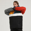 Women's Gsou Snow Winter Choice Colorblock Half Zip Snow Jacket
