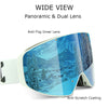 Cosone Unisex Anti-Fog UV400 Protection Snow Goggles + MFI Facemask