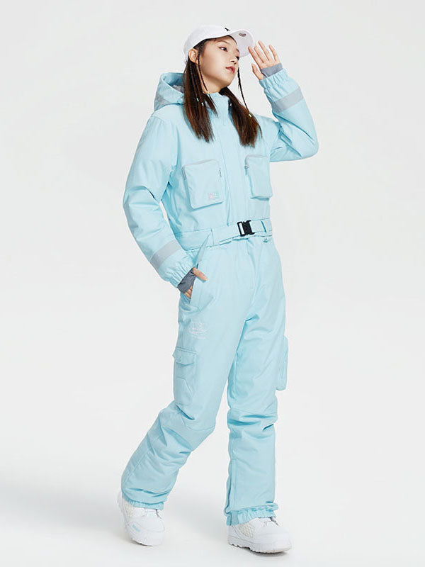 Women's High Experience Practical Stylish One Piece Snowsuit