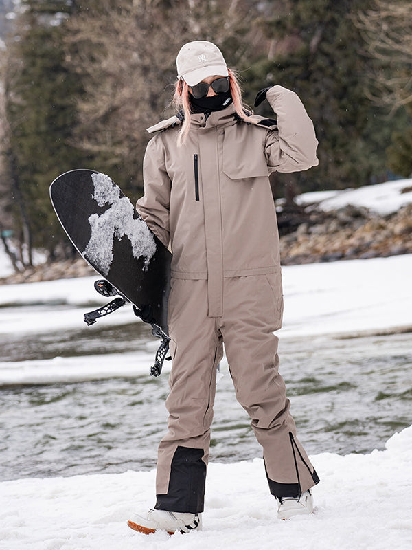 Dinnesis Sneeuwpak voor dames, eendelig skipak, waterdichte ski-overall, warme skikleding, snowboard-, ski-suit, jumpsuit voor in de sneeuw, outdoor sport overall, voor skiën, snowboarden, rood, L Dinnesis Sneeuwpak voor dames, eendelig skipak, waterdichte ski-overall, warme skikleding, snowboard-, ski-suit, jumpsuit voor in de sneeuw, outdoor sport overall, voor skiën, snowboarden, rood, L