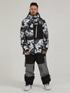 Men's Gsou Snow Powder Search Colorblock Two Piece Snowsuits