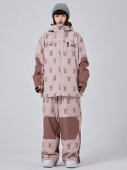Women's Adorable Snow Rabbit Freeride Baggy Snowsuit