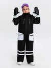Kid's Unisex Arctic Queen Stylish One Piece Snowboard Ski Snowsuits