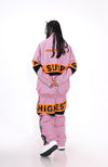 Women's PINGUP Street Style Plaid Snow Suits