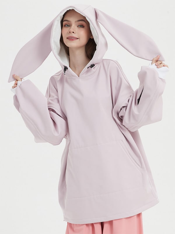 Women's Doorek Cute Rabbit Waterproof Hoodie-Ski & Snowboard