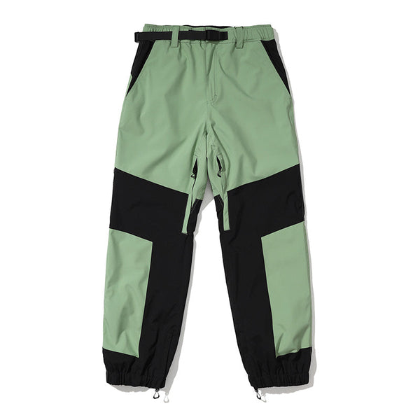 Men's Mountain Pro Waterproof 2-Tone Paneled Snow Pants
