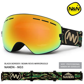 Unisex Nandn Fall Line Colorful Ski Goggles