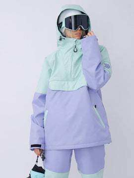 Women's Snowshred Alpine Ranger Colorblock Anorak Snow Jacket