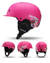 Girls Unisex Nandn All-season Cartoons Moutain Snowboard Ski Helmet