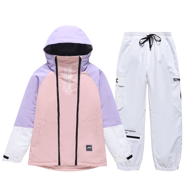 Women's Double Zippers Mountain Discover Snow Suits