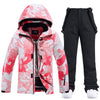 Women's Arctic Queen Insulated Pink Goose Two Piece Snowsuits