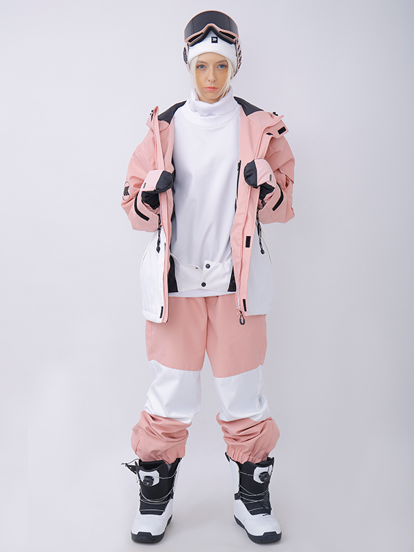 One piece ski suit for women