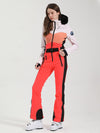 Women's Gsou Snow Chic Iconic Faux-Fur Trim Ski Suit One Piece
