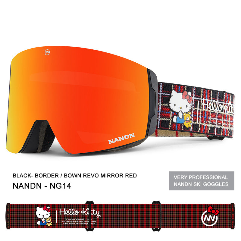 raven edge goggles Nandn Unisex Animal Friendly Iconic Snow Goggles