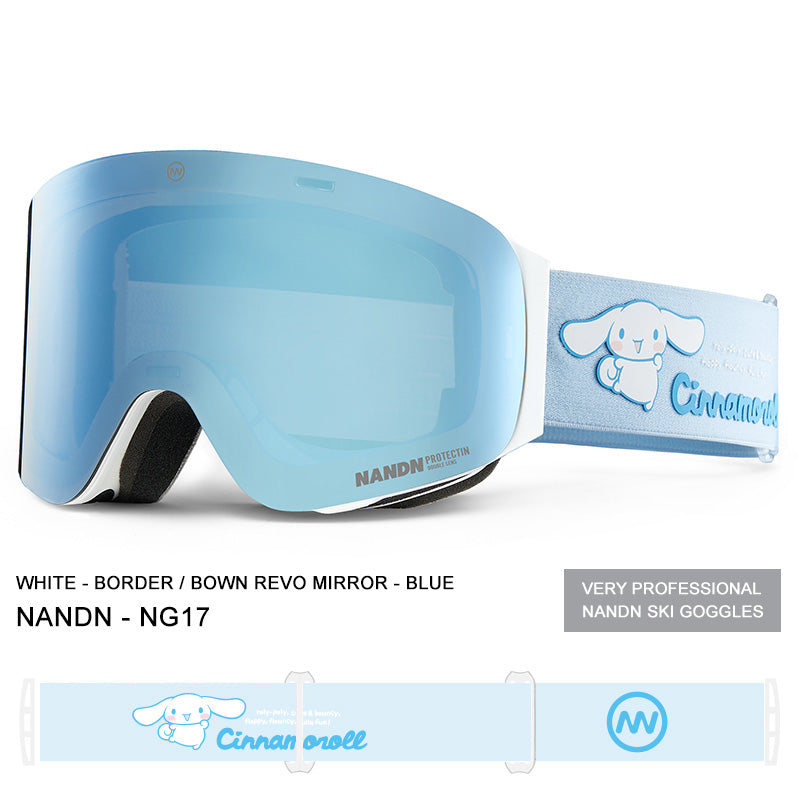 nandn ski goggles Nandn Unisex Snowboard Protection Openable Snow Ski Goggles