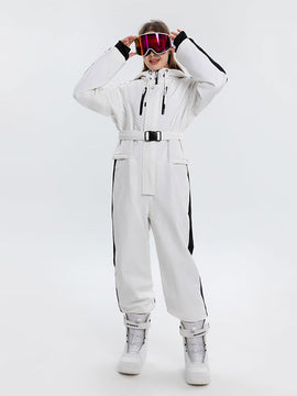 Women's Arctic Queen Mountain Infinity One Piece Snowsuit Ski Jumpsuit