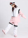 Women's Cosone Powdreamer Half Zipper Colorblock Anorak Snow Jacket & Pants Set