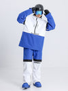 Men's Cosone Powdreamer Half Zipper Colorblock Anorak Snow Jacket & Pants Set