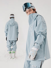 Men's Vector Unisex Fleeced Hood Insulated Anorak Snow Jacket
