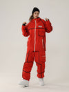 Men's Air Pose Mountain Breaker Stripe Cargo Snow Jacket & Pants