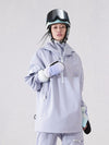 Women's Vector Unisex Fleeced Hood Insulated Anorak Snow Jacket