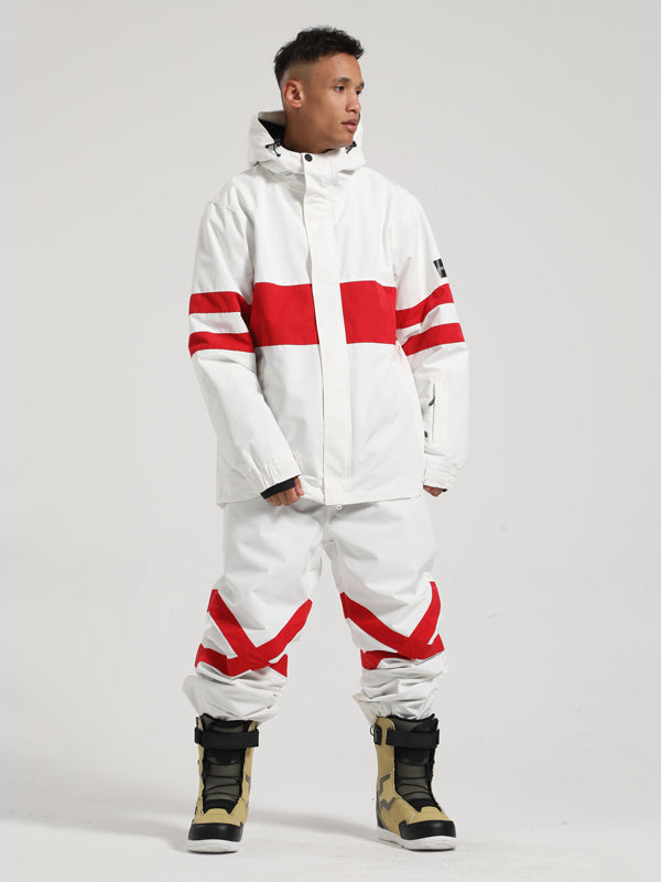 Men's Gsou Snow Light Zone Stripe Snow Jacket & Pants