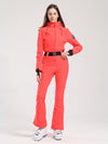 Women's Gsou Snow Classic Belted Flare Ski Suit