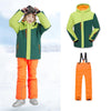 Girls Unisex Winter Mountain Snowsuits Waterproof Jackets & Pants Set