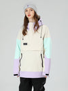 Women's Searipe Mountain Breaker Colorblock Anorak Ski Jacket (U.S. Local Shipping)