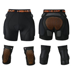 Kid's High Experience Unisex Total Impact Protective Shorts & Knee Pads