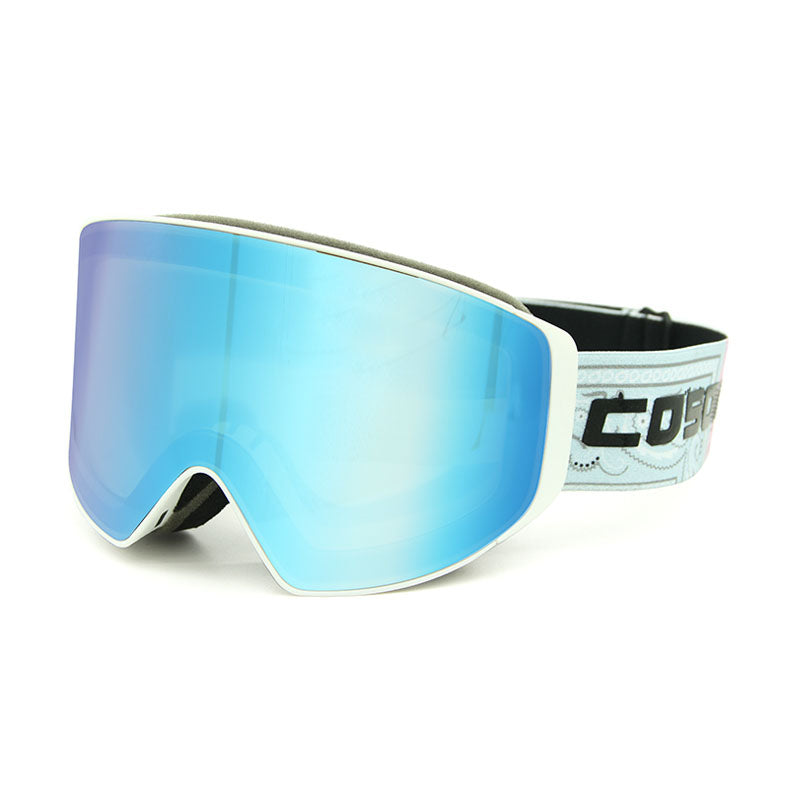 Cosone Unisex Photochromic Interchangeable Lens Snow Goggle + MFI Mask