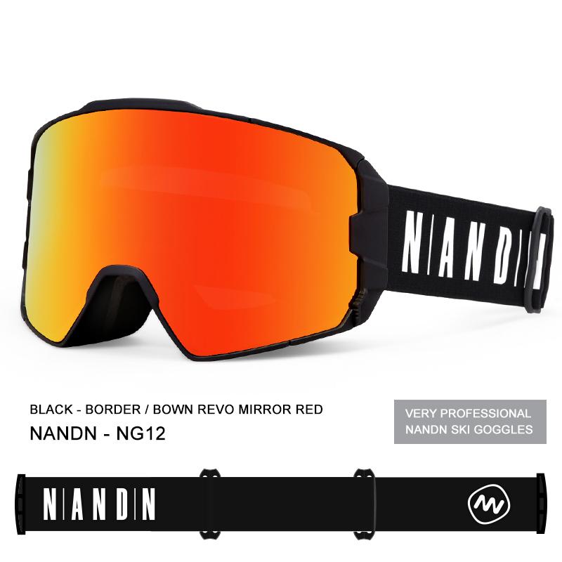nandn ski goggles Nandn New Unisex Optics Winter Fashion Snowboard Frameless Ski Goggles