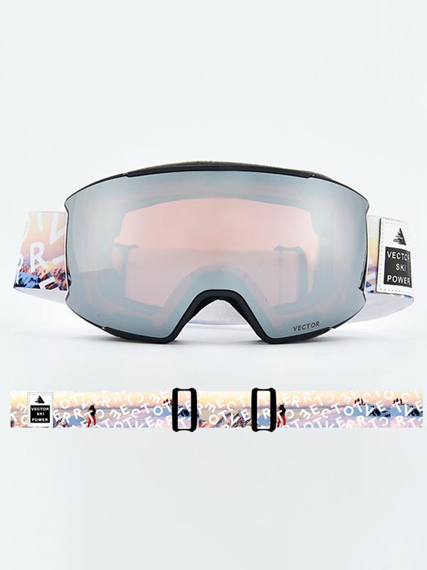 gps goggles Vector Women/Men Tracker Anti-fog Magnetic Snowboard/Ski Goggles
