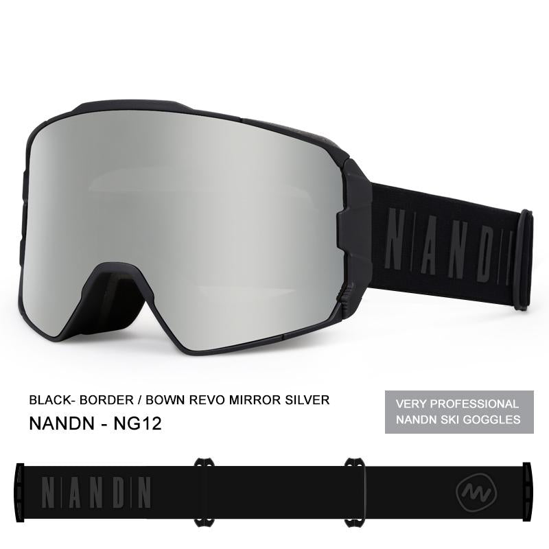 frameless snow goggles Nandn New Unisex Optics Winter Fashion Snowboard Frameless Ski Goggles