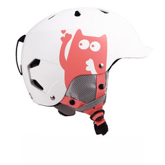 female snowboard helmet Capix Destroyer Womens Small Medium White Pink and sleek aesthetics Women's Skiing & Snowboarding Helmets