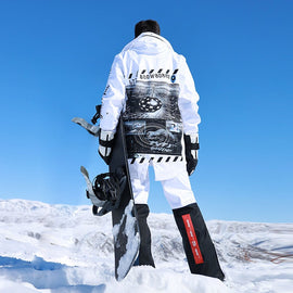 Men's LTVT Unisex Snow Addict Street Fashion Outdoor Jacket & Pants Set